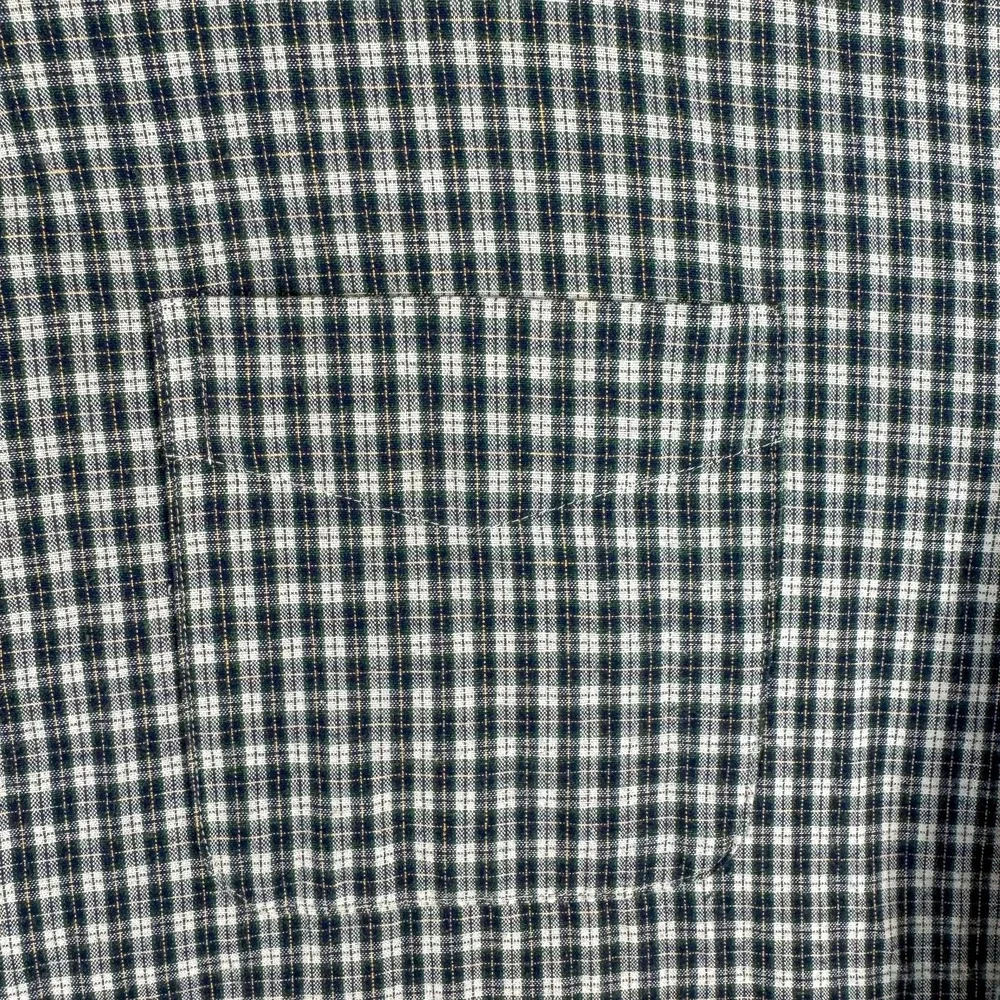 J Crew Shirt Mens XL Green Navy Plaid Button Down‎ Long Sleeve Casual Cotton